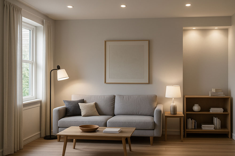 How do you layer lighting to make a room both practical and inviting?
